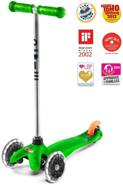 Micro Unisex Youth MM0288 Skateboard Hockey and Roller Skating Children, Green, one size