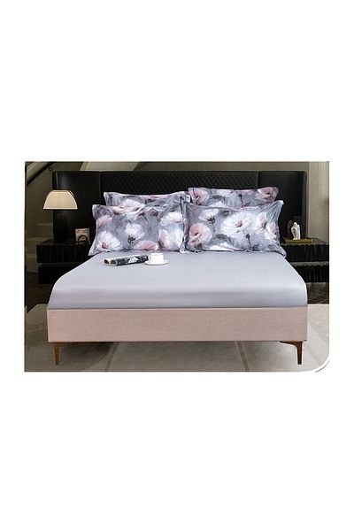 CHIRASO CHIRASO Bedding Set, SATIN Premium, ELASTIC Sheet 180x200, Duvet Sheet 200x230, 4 Pillowcases