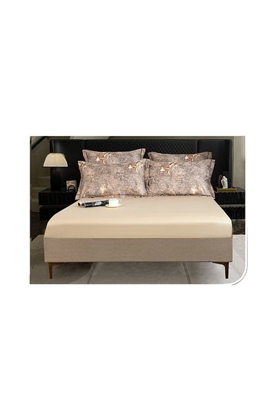 CHIRASO CHIRASO Bedding Set, SATIN Premium, ELASTIC Sheet 180x200, Duvet Sheet 200x230, 4 Pillowcases