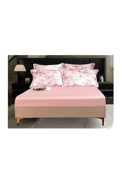 CHIRASO CHIRASO Bedding Set, SATIN Premium, ELASTIC Sheet 180x200, Duvet Sheet 200x230, 4 Pillowcases
