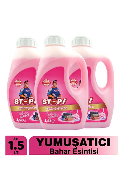 STOP Forte 3'lü Çamaşır Yumuşatıcı 1.5 Litre Bahar Esintisi