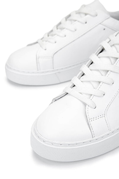 Tamer Tanca Women's Leather/Textile White Sneakers & Sports Shoes