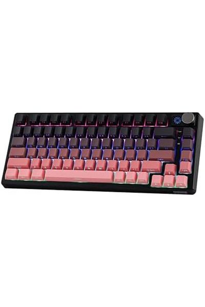 Epomaker HE75 Mechanical Keyboard with Changeable Knob Module, Wireless Gaming Keyboard with 4000mAh