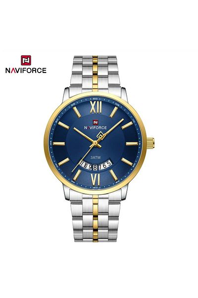 Naviforce Luxury Couple Watches – Elegant Stainless Steel