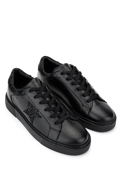 Tamer Tanca Women's Leather/Textile Black Sneakers & Sneakers