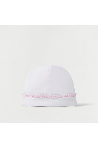 giggles Solid Cap with Frill Detail