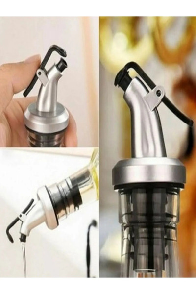 EcoVibe 1 Adet Damlatmaz Kapaklı Şişe Tıpası Sızdırmaz Yağdanlık Ucu Kapağı Tıpası Yağ Şişesi Başlığı