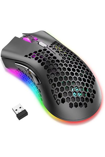 DexXer Mouse gaming, DexXer, Wireless, RGB lighting, USB, Wireless 2.4 G, FastCharge, Ergonomic design