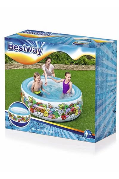 BESTWAY Bestway® 3-Tier Round Inflatable Fish Pool Wide 152X51CM 26-51121