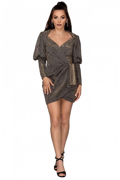 Atmosphere Fashion Short dress with bust pleats