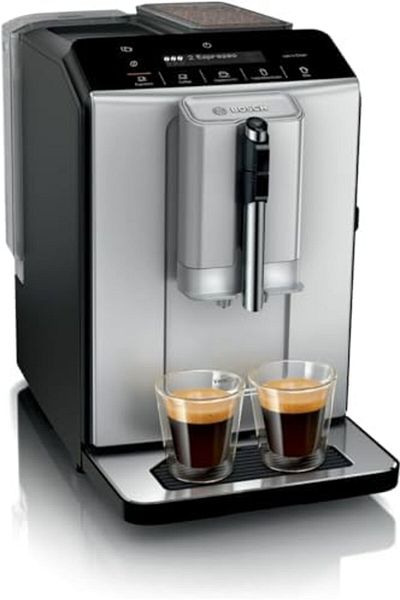 Bosch Fully Automatic Coffee Machine Series 2 - Pump Pressure 15.0 Bar - Silver - TIG20301