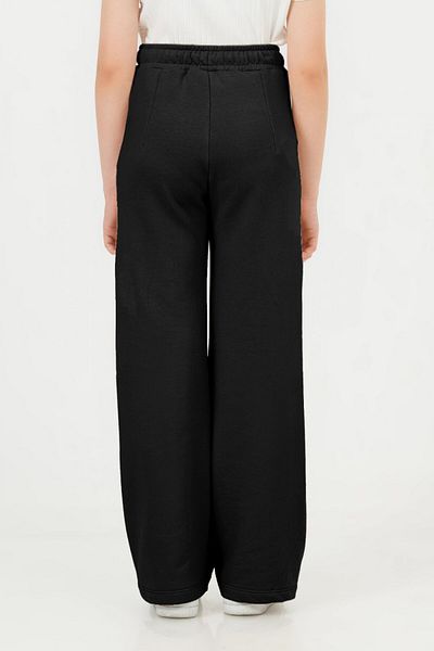 Dmb Elastic Waist Wide Leg Relaxed Fit Girls School Tracksuit Pants