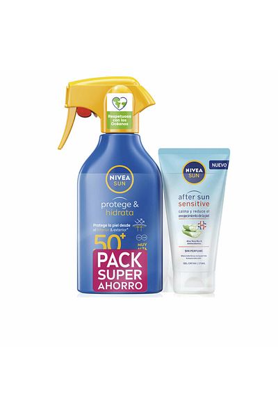 NIVEA Set protectie solara pentru corp NIVEA SUN PROTEGE&HIDRATA PISTOLA SPF50 2 buc