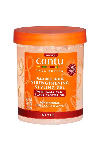 Cantu STRENGTHENING STYLING GEL W/ JAMAICAN BLACK CASTOR OIL 18.5oz/524g