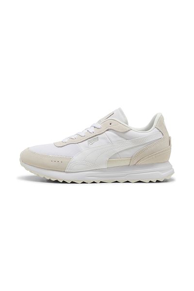 Puma Mens Road Rider Suede Sneakers - White