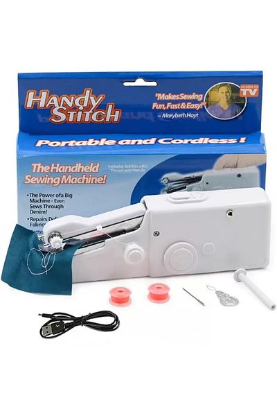 Generic Sewing Mini Machine Manual Multifunction Sewing Machine Handy Electronic Battery Powered Handheld Se