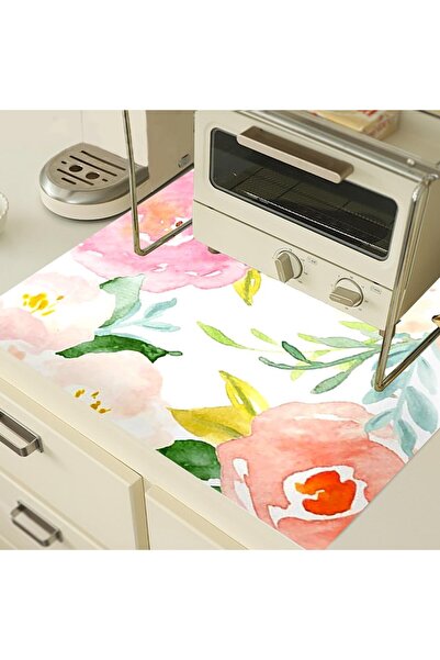 Generic Brand Flower Pattern Washing and Dryer Cover Drawer Refrigerator Prot...