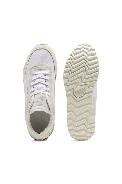 Puma Mens Road Rider Suede Sneakers - White