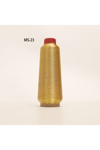 Choice Dark Gold 3000M Per Cone Metallic Yarn 150D For Computerized Embroidery And Decorative Sewing 25 Sh