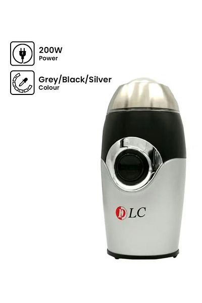 DLC Coffee Grinder 200W 200.0 W Grey/Black/Silver