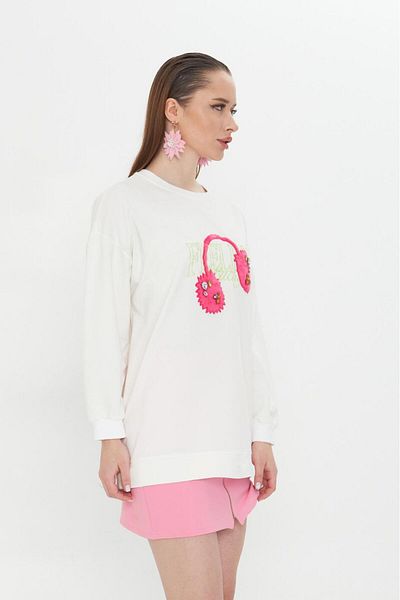 TRİKO DÜNYASI Women's Oversized Tunic New Season Comfortable Fit