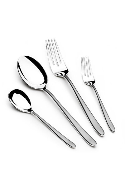 Arshia 48-Piece Premium Stainless Steel Cutlery Set with Stand – Luxury Dinner Flatware Set