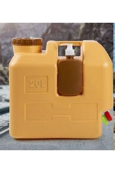 DLC 20L Outdoor Jerrican with 500ml Soap Dispenser - Portable Water Container