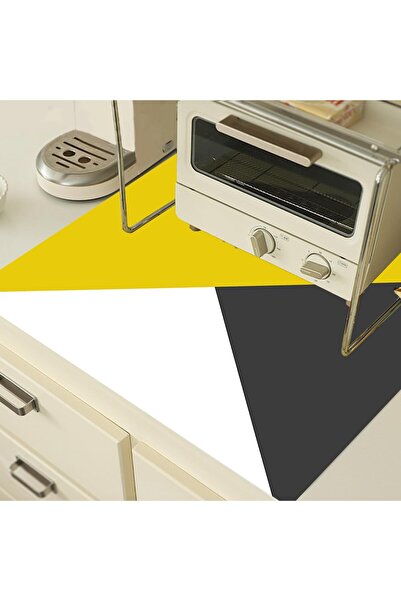 Generic Brand Geometric Color Block Washing and Dryer Cover Drawer Refrigerat...