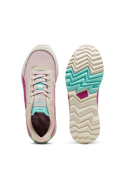 Puma Mens Road Rider Suede Sneakers - Pink
