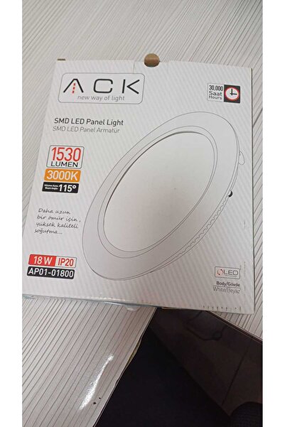 ACK SMD LED PANEL ARMATÜR 18W AP01-01800