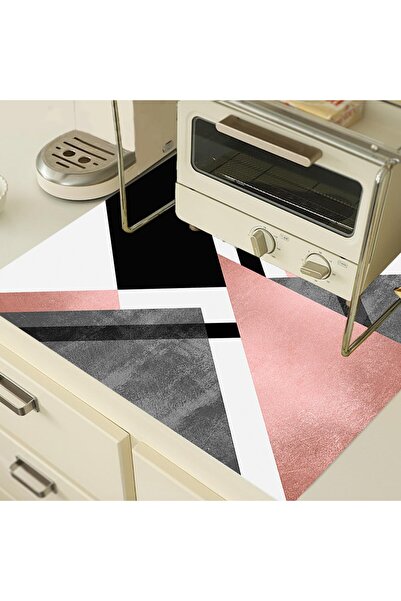 Generic Brand Geometric Color Block Washing and Dryer Cover Drawer Refrigerat...