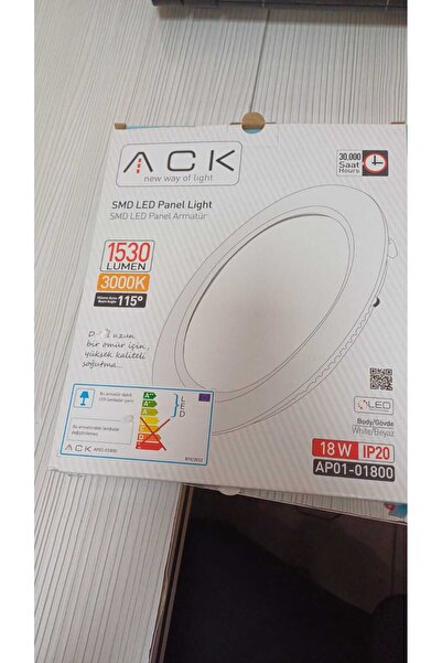 ACK SMD LED PANEL ARMATÜR 18W AP01-01800