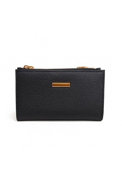 Ecrou Laser Leather Look Handbag Black Large Size
