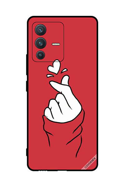 Covernex غطاء حماية لهاتف فيفو S12 سناب لوف أحمر