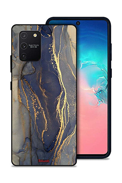 Tolwak غطاء حماية لهاتف سامسونج جالكسي S10 لايت بنمط رخامي لامع