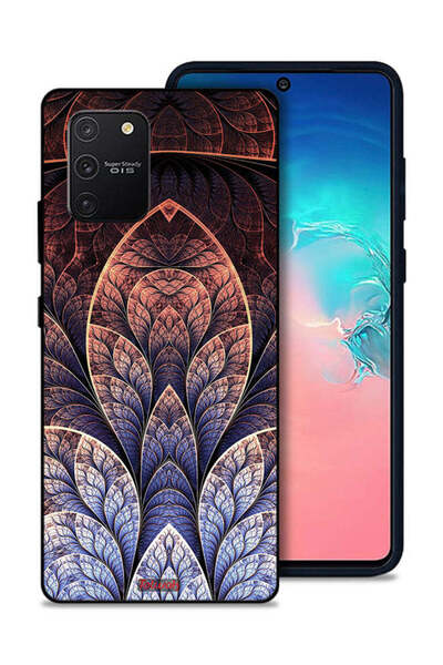 Tolwak غطاء حماية لهاتف سامسونج جالكسي S10 لايت بتصميم زهور كسورية تجريدية