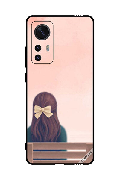 Covernex غطاء حماية لهاتف شاومي 12X - فتاة جميلة على مقعد