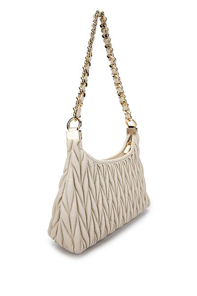 Tamer Tanca Women's Vegan Beige Shoulder Bag