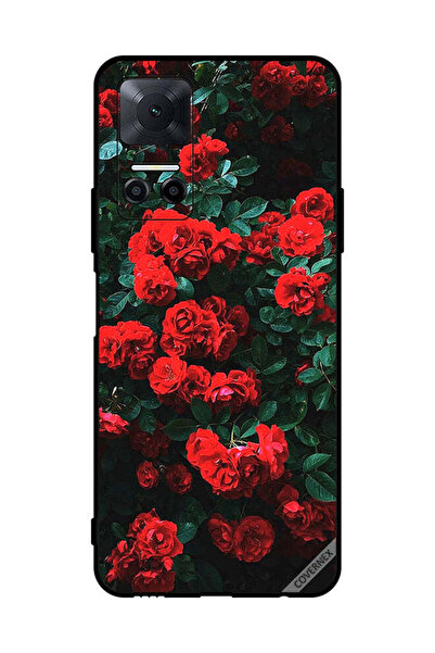 Covernex غطاء حماية لهاتف Honor Play6T بطبعة حديقة الورود الحمراء