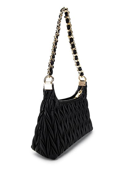 Tamer Tanca Women's Vegan Black Shoulder Bag