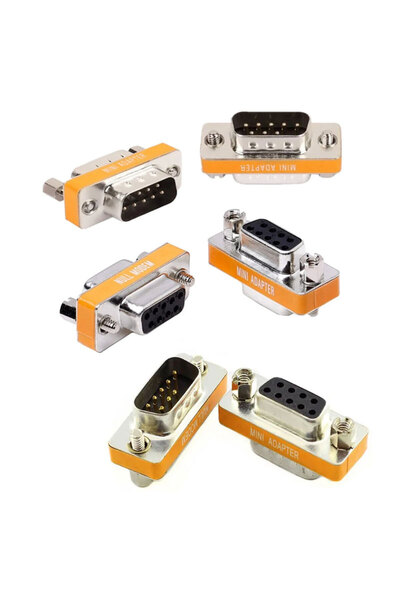 Leonpro مجموعة محولات نول مودم 9 دبوس من ذكر إلى ذكر، أنثى إلى أنثى، أنثى إلى...