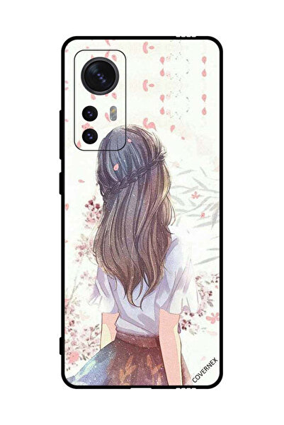 Covernex غطاء حماية لهاتف شاومي 12X بطبعة فتاة لطيفة في تفكير عميق