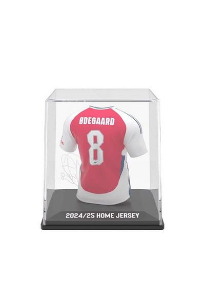 Splink Arsenal Martin Odegaard Home Jersey Display Case, Official Licensed Collectible, 2024/25