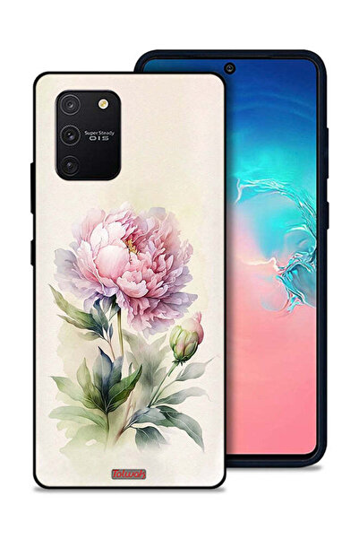 Tolwak غطاء حماية لهاتف Samsung Galaxy S10 Lite بتصميم فني بألوان مائية وردية