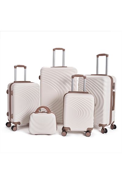 LİMRA Limra 5-piece hardside luggage set with modern design, 28-24-20-16-12 inch dimensions