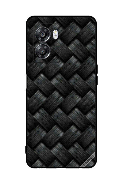 Covernex غطاء حماية لهاتف Oppo A57 بنمط خطوط سوداء