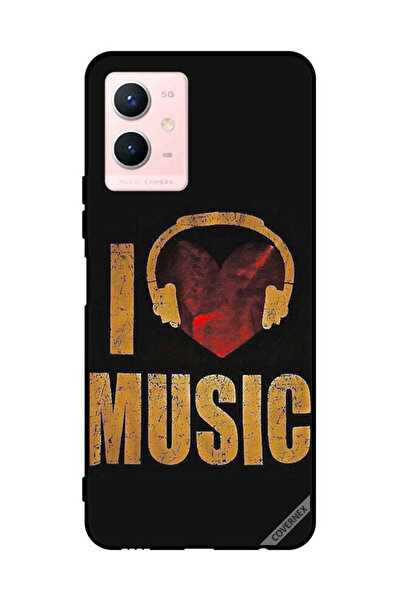 Covernex Protective Case Cover For vivo Y33s 5G Vintage I Love Music