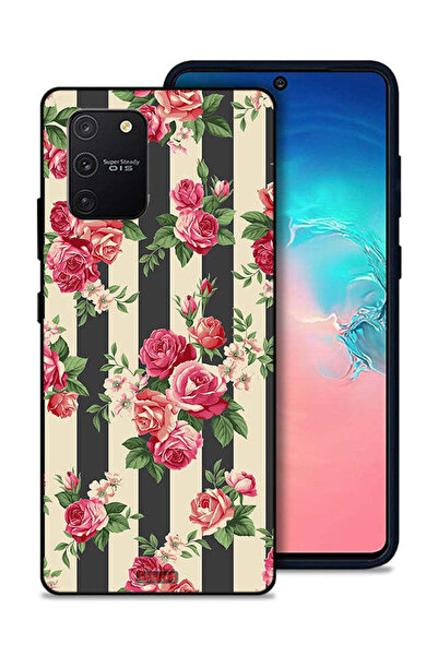 Tolwak غطاء حماية لهاتف سامسونج جالكسي S10 لايت بنقشة الورود