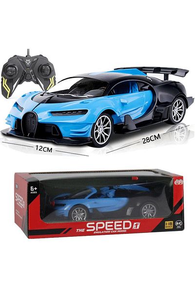 rexa Toys 1/16 RC Sport Cars Toys Easy to Manipulate Simulation Racing Remote Control Car with Headlight