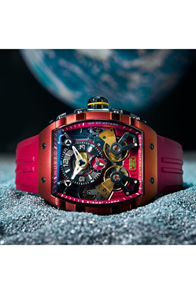 Nubeo Mens Watch Nubeo NB-6100-04, Automatic, 48mm, 5ATM